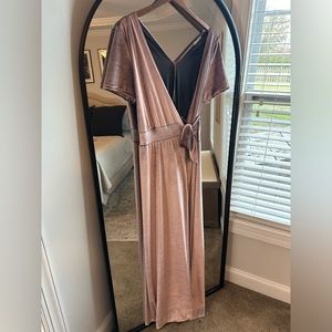 Maxi Velvet Wrap Dress XXL